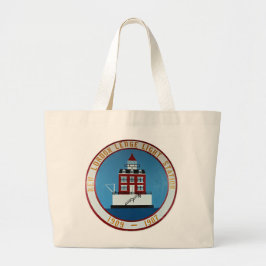 New London Ledge Lighthouse, Connecticut Canvas ta Grote Tote Bag