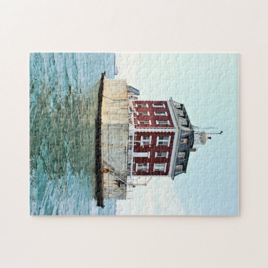 New London Ledge Lighthouse, Connecticut Puzzle Legpuzzel (Horizontaal)