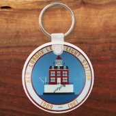 New London Ledge Lighthouse, Connecticut Sleutelha Sleutelhanger (Voorkant)