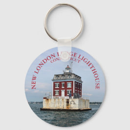 New London Ledge Lighthouse, Connecticut Sleutelha Sleutelhanger