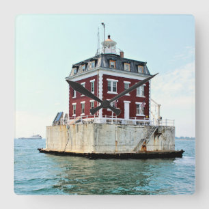 New London Ledge Lighthouse Connecticut Wall klok
