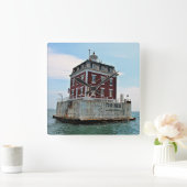 New London Ledge Lighthouse Connecticut Wall klok (Huis)
