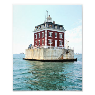 New London Ledge Lighthouse, CT Photo Print Foto Afdruk