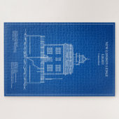 New London Ledge Vuurtoren - Connecticut - AD Legpuzzel (Horizontaal)