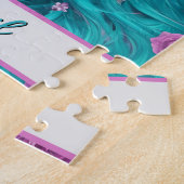 New London Princess met Turquoise Hair en Eyes Legpuzzel (Zijkant)