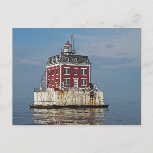 New London's Ledge Light House Briefkaart (Voorkant)