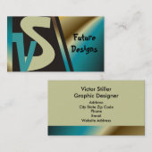 New Look Monogram Visitekaartjes (Voorkant / Achterkant)