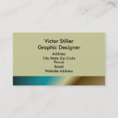 New Look Monogram Visitekaartjes (Achterkant)