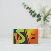 New Look Monogram Visitekaartjes (Staand voorkant)