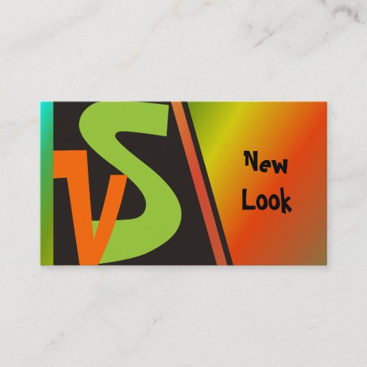 New Look Monogram Visitekaartjes (Voorkant)