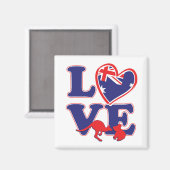 NEW-Love-from-Australia-Heart-and-Animals Magneet (Voorkant / Achterkant)