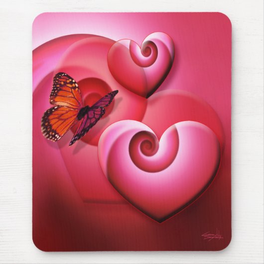 New Love Mousepad Muismat (Voorkant)