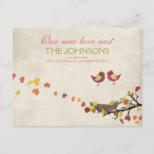 New Love Nest Briefkaart (Voorkant)
