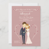 New Love Post Wedding Brunch Uitnodiging (Voorkant)