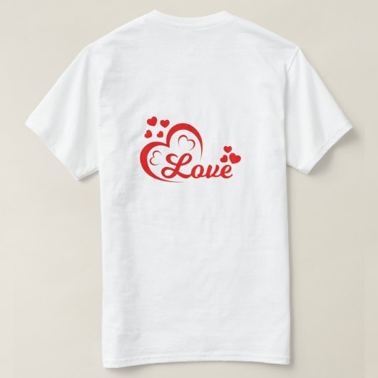 New Love T-shirt (Design achterkant)