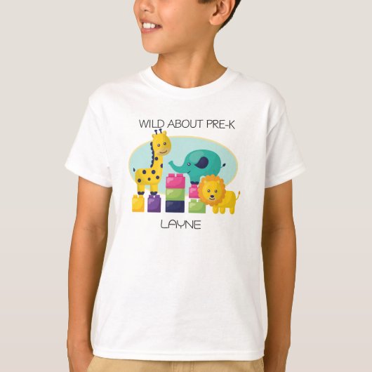New Low Price! Cute, PERSONALIZED Pre-K T-shirt (Voorkant)