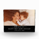 New Ma Moederdag Persoonlijke foto Plaque (Voorkant)