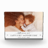 New Ma Moederdag Persoonlijke foto Plaque (Voorkant)