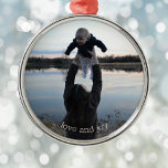 New Mam Love and Joy Photo Kerstmis Metal Ormenmen Metalen Ornament<br><div class="desc">Viel de nieuwe moeder in je leven met deze mooie foto-kerstversiering! Upload je eigen foto naar dit "liefde en plezier" moderne ornament. Het is het perfecte hoopje om deze speciale tijd van moederschap te onthouden. Dit ornament maakt een mooi en doordacht geschenk dat jaar na jaar wordt gekoesterd! Voeg enkel...</div>