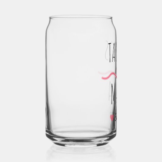 New Mama with Custom Name, Title & Est. Year Blikvorm Glas (Rechts)