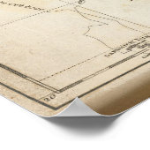 New Map of North America Poster (Hoek)