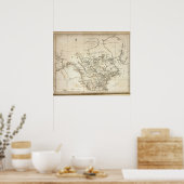 New Map of North America Poster (Keuken)