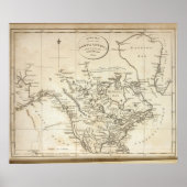 New Map of North America Poster (Voorkant)