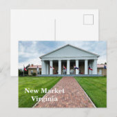 New Market Virginia Briefkaart (Voorkant / Achterkant)