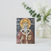 New Martyr Zachariah of Patras Prayer Card Plaatskaartje (Staand voorkant)