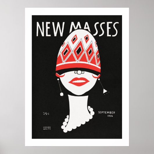 New Masses (1926) by Frank Walts Poster (Voorkant)