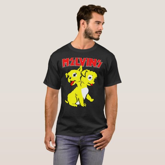 New Melvins Houdini Dog Logo Essential T-Shirt (Voorkant volledig)