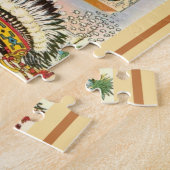 New Mexico 11x14 illustrated Map Legpuzzel (Zijkant)