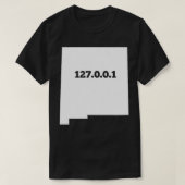 New Mexico 127001 Home Computer Nerd IP-adres T-shirt (Design voorkant)
