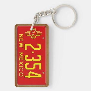 New Mexico 1934 License Bord Sleutelhanger