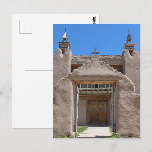 New Mexico Adobe Church Briefkaart (Voorkant / Achterkant)