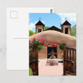 New Mexico Adobe Church Briefkaart (Voorkant / Achterkant)