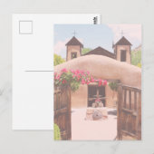 New Mexico Adobe Church Briefkaart (Voorkant / Achterkant)
