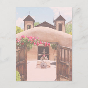 New Mexico Adobe Church Briefkaart