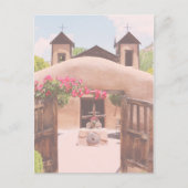 New Mexico Adobe Church Briefkaart (Voorkant)