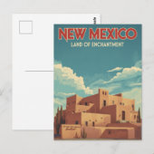 New Mexico Adobe Landscape Briefkaart (Voorkant / Achterkant)