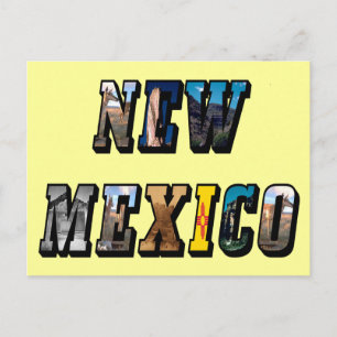 New Mexico Afbeelding Tekst Briefkaart