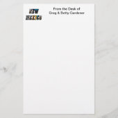 New Mexico Afbeelding Tekst Briefpapier (Voorkant)