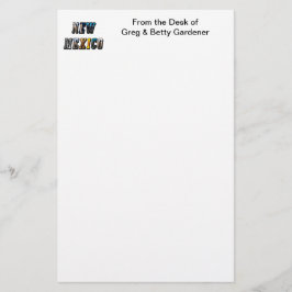 New Mexico Afbeelding Tekst Briefpapier