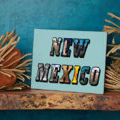 New Mexico Afbeelding Tekst Fotoplaat (Zijkant)