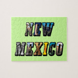 New Mexico Afbeelding Tekst Legpuzzel