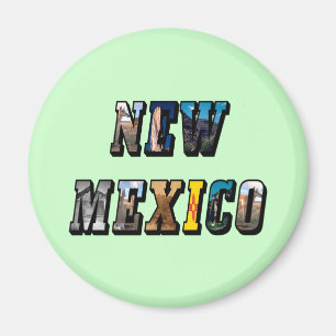 New Mexico Afbeelding Tekst Magneet