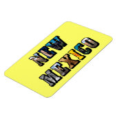 New Mexico Afbeelding Tekst Magneet (Linkerzijde)