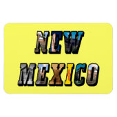 New Mexico Afbeelding Tekst Magneet (Horizontaal)