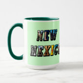 New Mexico Afbeelding Tekst Mok (Links)