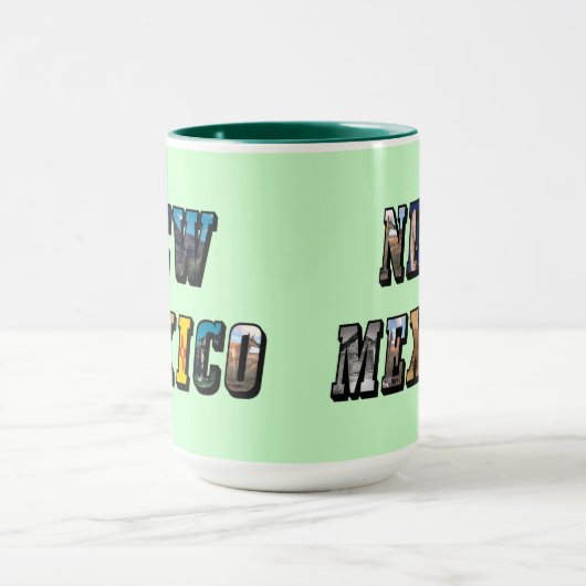 New Mexico Afbeelding Tekst Mok (Midden)